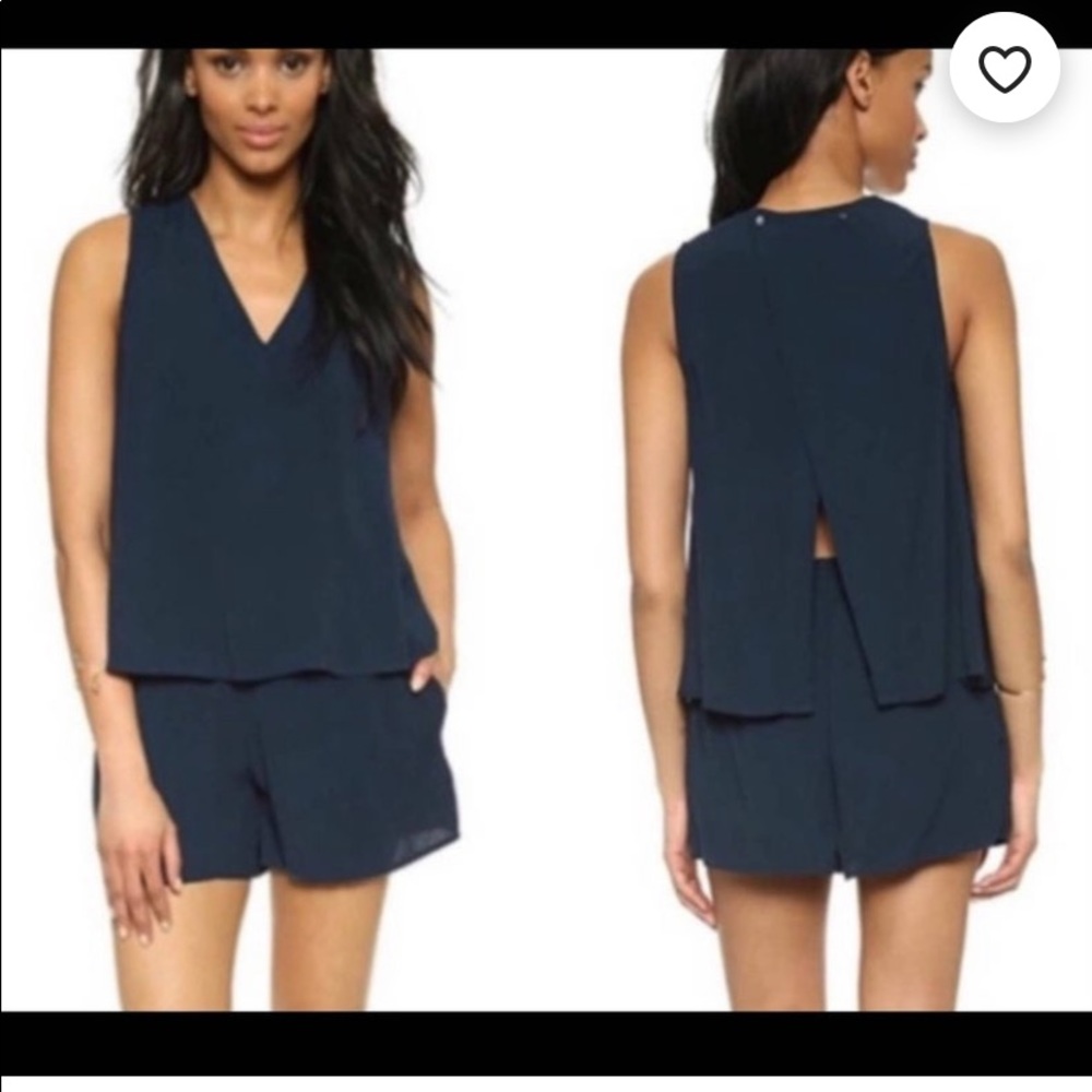 Madewell Navy Romper